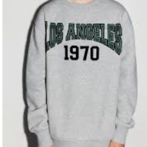 Zara Gray crewneck pullover sweatshirt size 9